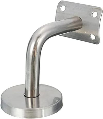 Leuning Beugel - Trap Ondersteuning - Veilig Traplopen - Roestvrij Staal - 47 x 32 cm - Geborsteld