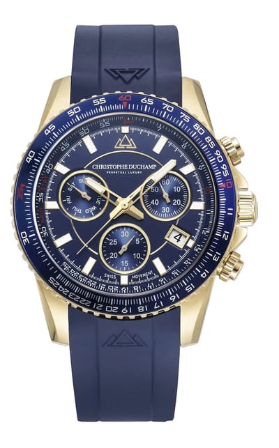 Christophe Duchamp Velocite V2 Luxe Herenhorloge – Chronograaf – Premium Sportief Design