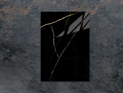 TMK ArtDeko - Snijplank - 35x52 cm - Glas - Marmereffect