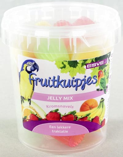ESVE Fruitkuipje jelly mix | fruitige snackmix voor kromsnavels