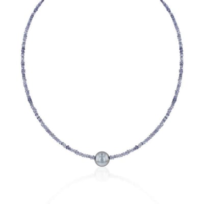 Luna-Pearls - 216.0789 - Ketting - 925/-Zilver met Akoya gekweekte parel