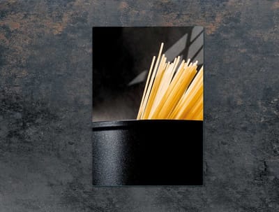 TMK ArtDeko - Snijplank - Glas - 35x52 cm - Makaroni