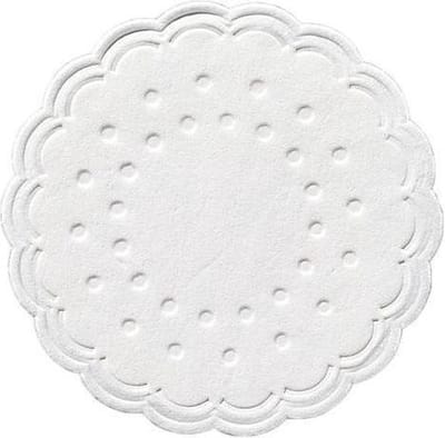 Duni - Onderzetters Rond Wit - 8-Laags 7,5 cm - 250 Stuks