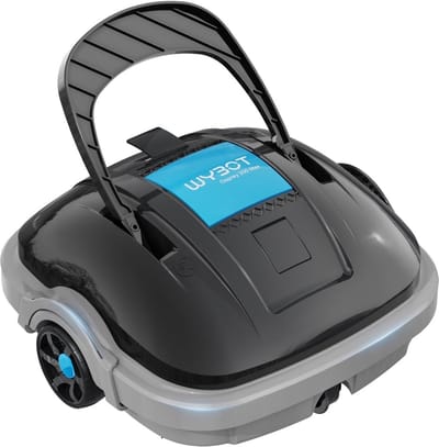 Draadloze Robotstofzuiger voor Boven Grondswimming Pools tot 80 m² met Dubbele Motorisatie en 100 Minuten Krachtige Zuigkracht