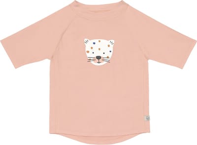 Lässig Splash & Fun Zwemshirt Rashguard Korte Mouw Leopard pink, 03-06 maanden Maat 62/68