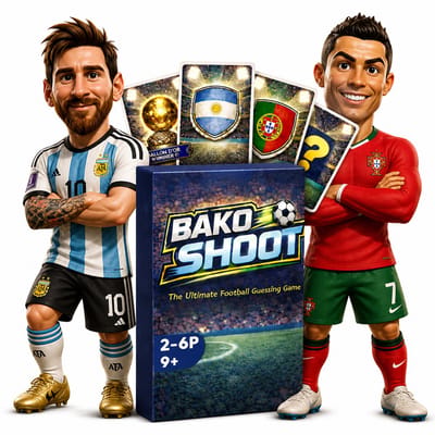 BAKO SHOOT - het ultieme voetbal kaartspel - voor jong en oud - raad de speler