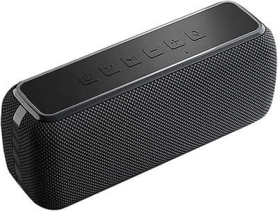 Draagbare Bluetooth Speaker - Draadloze Geluidsbox - Muziek Luisteren - Lange Speeltijd - 15 Uur Batterij - Blauw