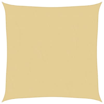vidaXL - Zonnezeil - 2x2 - m - 100% - polyester - oxford - zandkleurig