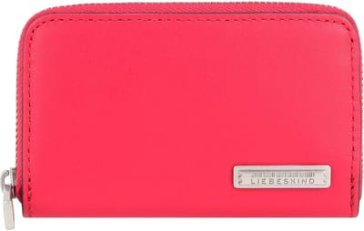 LIEBESKIND BERLIN Leren Kaarthoes Jo Francis Calf Card Case Lemonade Pink Roze