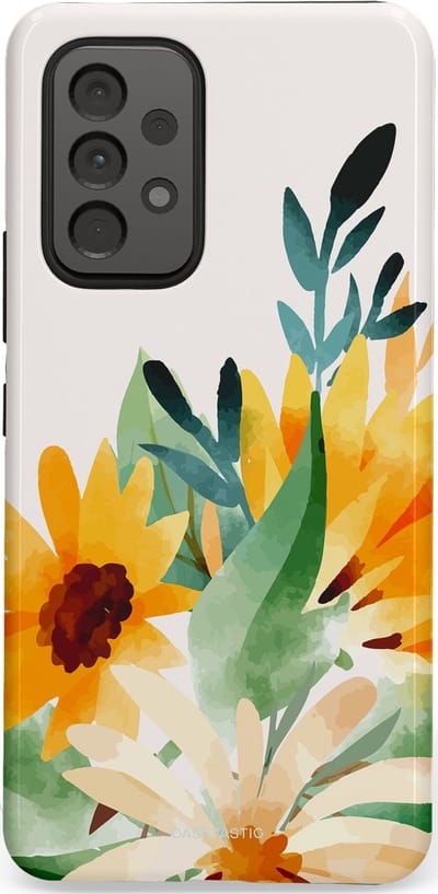 Casetastic Hoesje Geschikt voor Samsung A53 - Stijlvolle Beschermende Duo-layer Case - Zomergloed