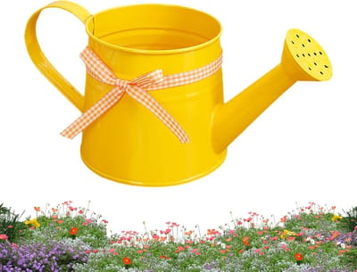 Kleine Gieter - Decoratieve Pot - Planten Verzorgen - Modern Design - 1 Liter - Geel