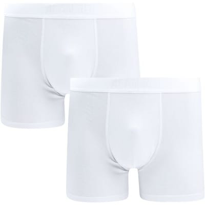 Alan Red Boxer Wit 2-Pack - Maat XXL - Heren - Boxershorts