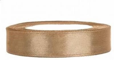 Knaak Satijn Lint - Goud - 12 mm x 25 m - Luxe Decoratielint - Glanzend - Perfect voor Cadeaus