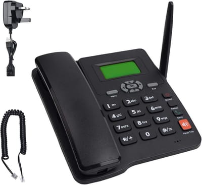 Draadloze Vasthoudtelefoon met SIM-kaart Slot - Vast Toestel met Beller ID - Quadband 2G