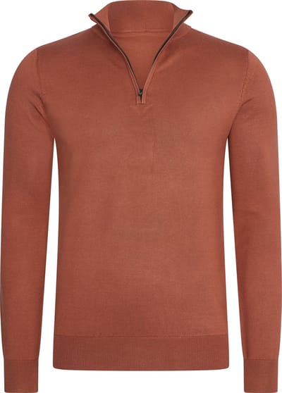 Mario Russo Mario Russo Half Zip Sweater picante M