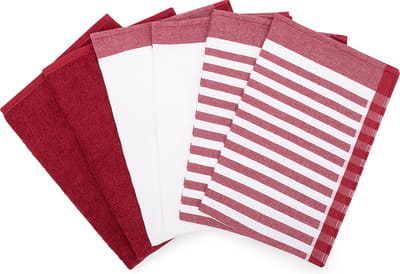Ross Sonstiges 4 X theedoek- 2 X keukenhanddoek - in set 6 pack Exclusiv