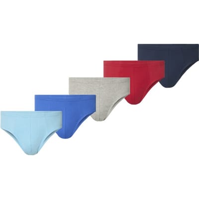 Sportslips, set van 5 ERBLIN blauw grijs rood
