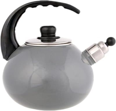 Fluitketel - Waterkoker Ketel - Water Koken - Snelle Verwarming - 2.5L - Grijs