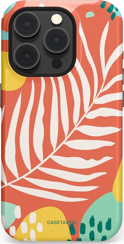 Casetastic Hoesje Geschikt voor Apple iPhone 15 Pro Magsafe - Stijlvolle Beschermende Duo-layer Case - Zomeravond