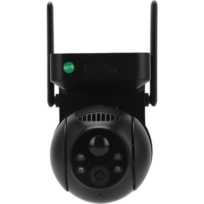 Draadloze beveiligingscamera met wifi en HD-batterij voor buiten, nachtzicht