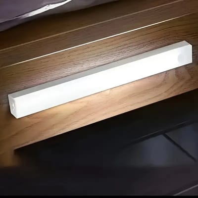 Set van 2 USB-oplaadbare LED-lampen met bewegingssensor – Draadloze nachtverlichting voor huis, keuken of badkamer - 30CM