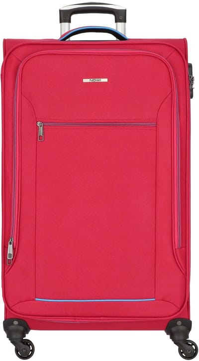 NOWI Sevilla 4 wielen Trolley 75 cm - Zachte bagage - Combinatieslot - bord-blau