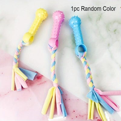 Jouets à mâcher pour la poussée dentaire des chiots, Jouets pour chiots avec cordes interactives pour la poussée dentaire des petits chiens