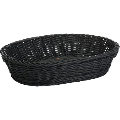 Westmark Saleen broodmand ovaal zwart 32x23x7cm - kunststof design.
