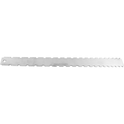 Gitaar Liniaal Set Roestvrij Staal Hoge Nauwkeurigheid Gitaar Hals Ingekerfd Rechte Rand Snaar Actie white