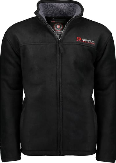 Fleece Vest Teddy Gevoerd Heren Zwart Geographical Norway - M