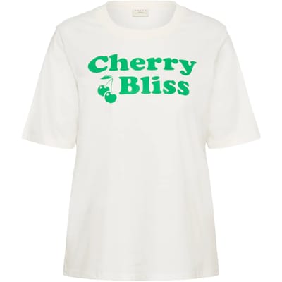 Dames-T-shirt KAFFE Curve Chari