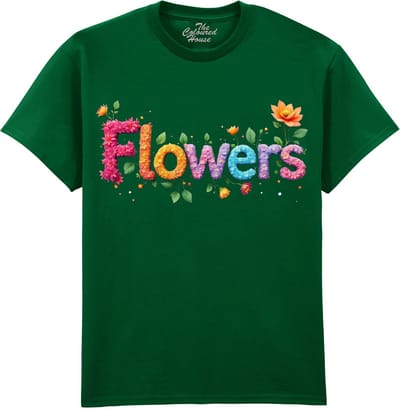 Bloemen Flowers The Coloured House T-shirt XXL
