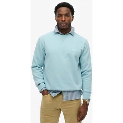 Superdry Essential Logo Crew Sweatshirt Blue Grootte: Xxxl