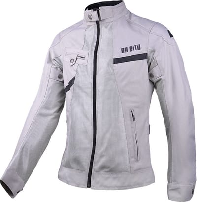 By City-summer route-motorjas-dames-doorwaaijas-wit-CE-protectie-zomerjas-S