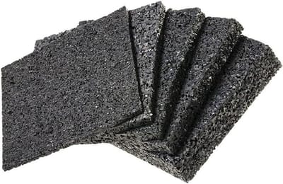 Rubberen Pads - Onderlegger Terras - Terras Bouwen - Waterbestendig Stevig - 90x90 mm 50 Stuks - Zwart