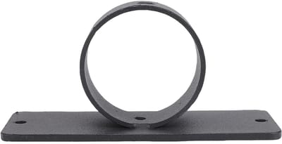 Touwsteunhouder - Rope Bracket - Terras Leuning - Roestvrij Staal - Max 5cm Touw - Zwart
