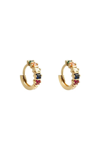 Oorbellen little sunset goud koper - dames - sint cadeau - kerst cadeau - kleuren - Valentijn - Moederdag