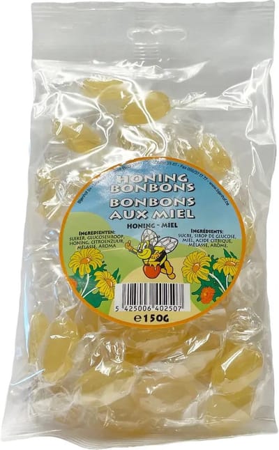 Honingbonbons met citroen 150g België Bijenhof