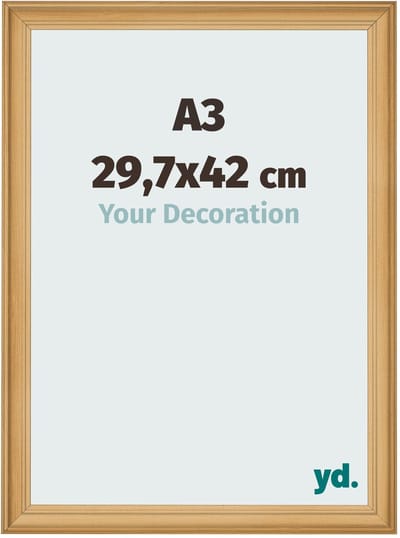 Your Decoration - Fotolijst A3 29,7x42 cm - MDF - Dennen Houtnerf - Lazio