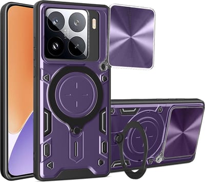 Hoesje geschikt voor Xiaomi 15 - Techsuit CamGuard Pro Back Cover - Paars