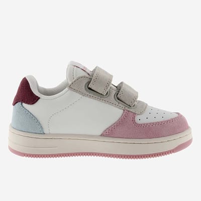 Victoria Tiempo Sneaker Met Meerkleurige Suède Banden - Fashion Wear - Kinderen