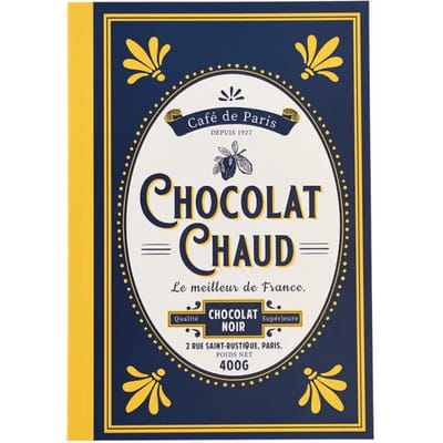 a5 notitieblok Rex London Ligné Chocolat Chaud Café De Paris