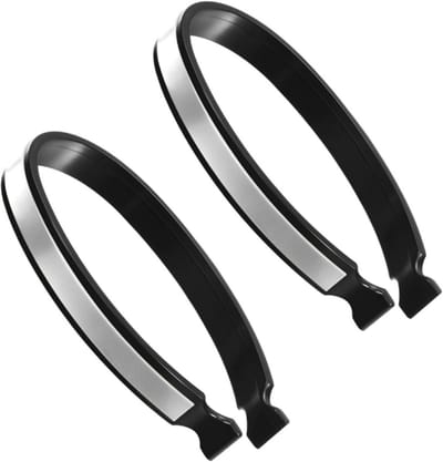 Rieba® Broekklemmen 2 Stuks – Met Reflectie - Kunststof - (Regen)broekklem voor op de Fiets - Verhoogt de Veiligheid - 1 Paar - Zwart