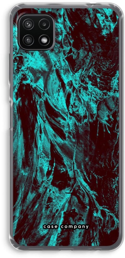 Case Company® - Hoesje geschikt voor Samsung Galaxy A22 5G hoesje - Ice Age - Soft Cover Telefoonhoesje - Bescherming aan alle Kanten en Schermrand