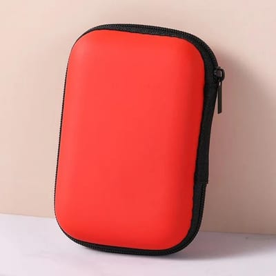 Étui de transport rigide à fermeture éclair pour cartes de jeu UNO, pour enfants, fans, divertissement, mini sac Red red