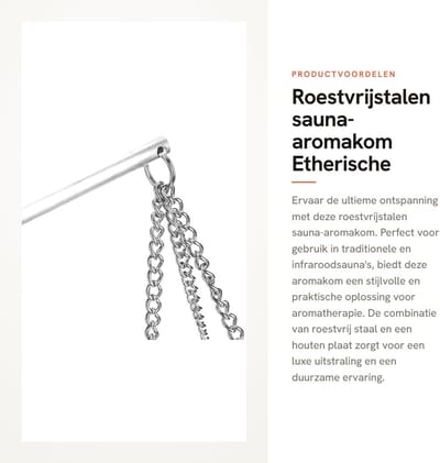 Dailygoods- Aromakom Roestvrij Staal - Etherische Oliekom - Aromatherapie Beker - Houten Plaat - Geschikt voor Sauna - Schroeven