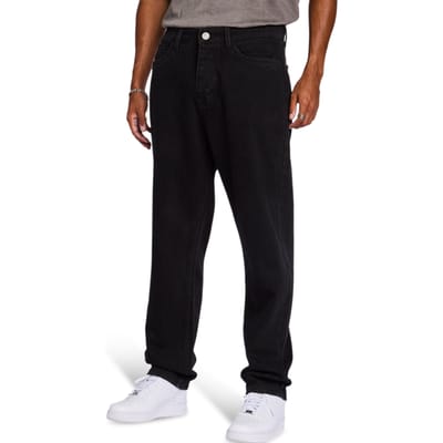 Street Cartel Orbit Jeans Broeken Heren - Zwart - Maat S - 30" - Katoen Keperbinding