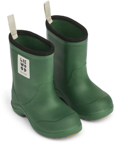 Liewood - Regenlaarzen - Garden Green Mix - Waterdicht - Maat 23
