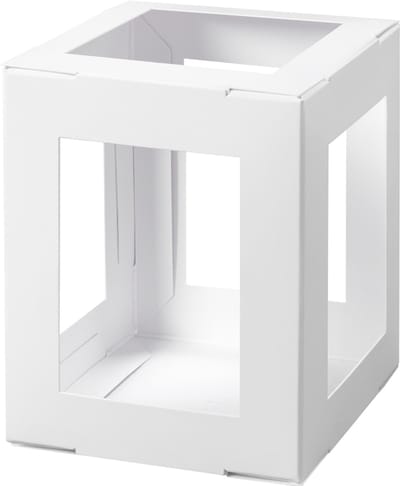 Gekleurde papieren lampionnen, 100 x 100 x 120 mm, groen