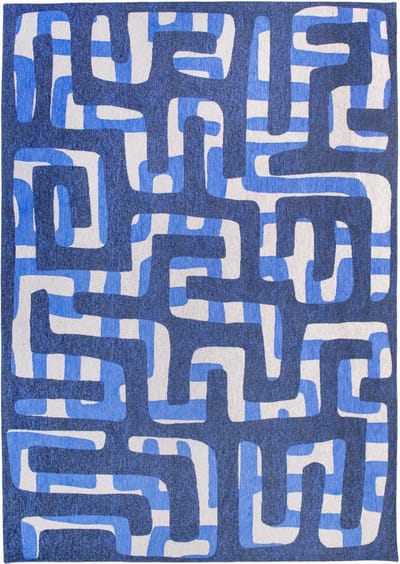 Vloerkleed Craft Kuba Ultramarine